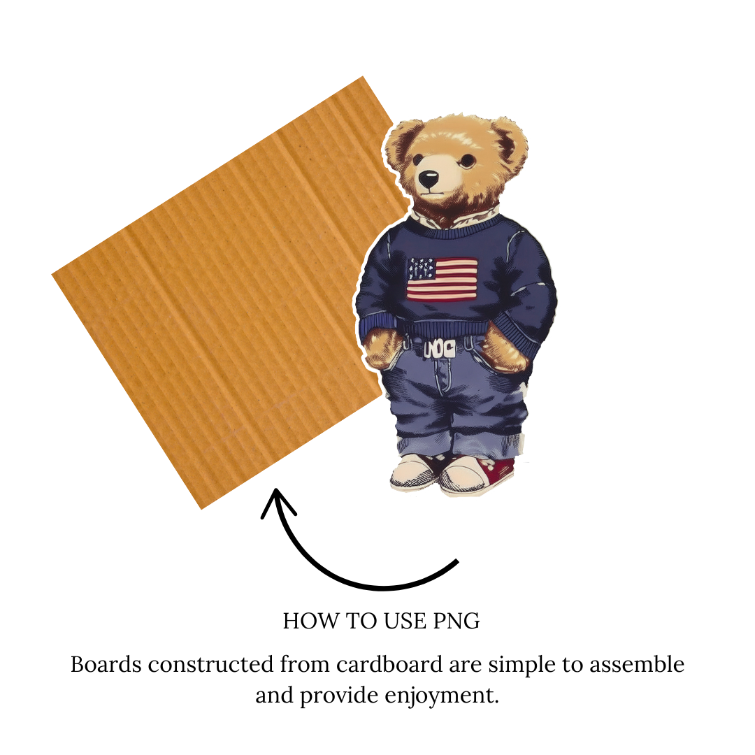 Polo Bear boy Cutout Prop, Ralph Lauren inspired party cut out