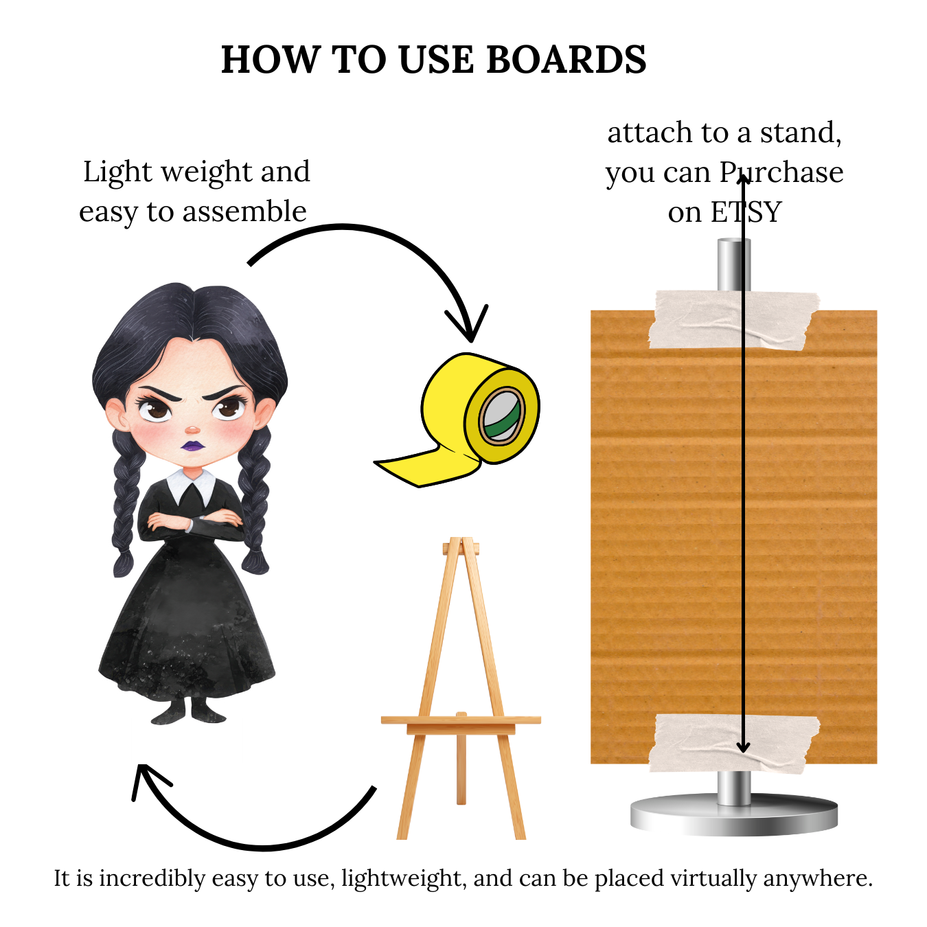 Cute Wednesday digital cutouts, Adams family Cutout, Goth cutout, Wednesday watercolour cutouts