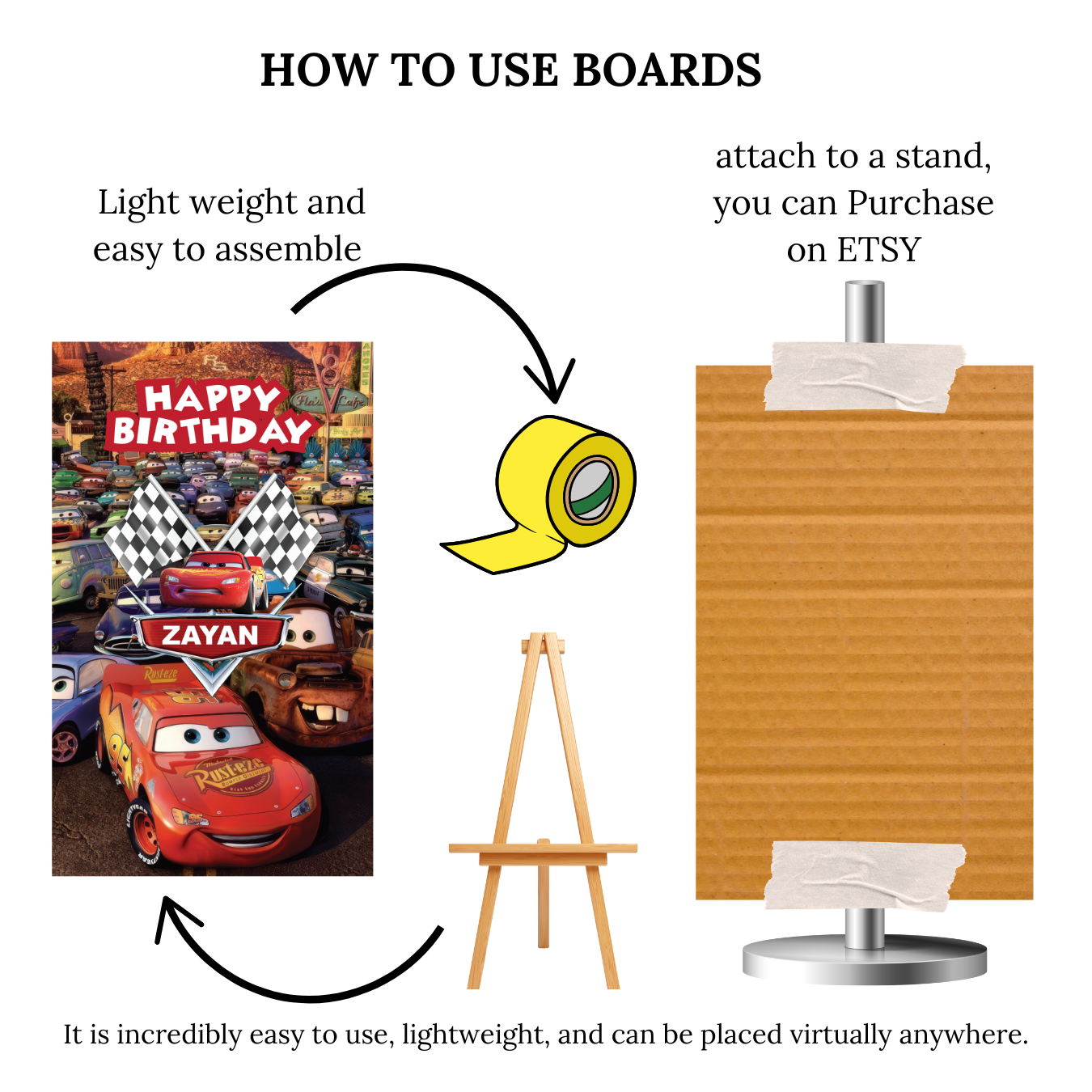 Cars themed Birthday Party Cutouts: Racing Theme Decor (Digital Download)