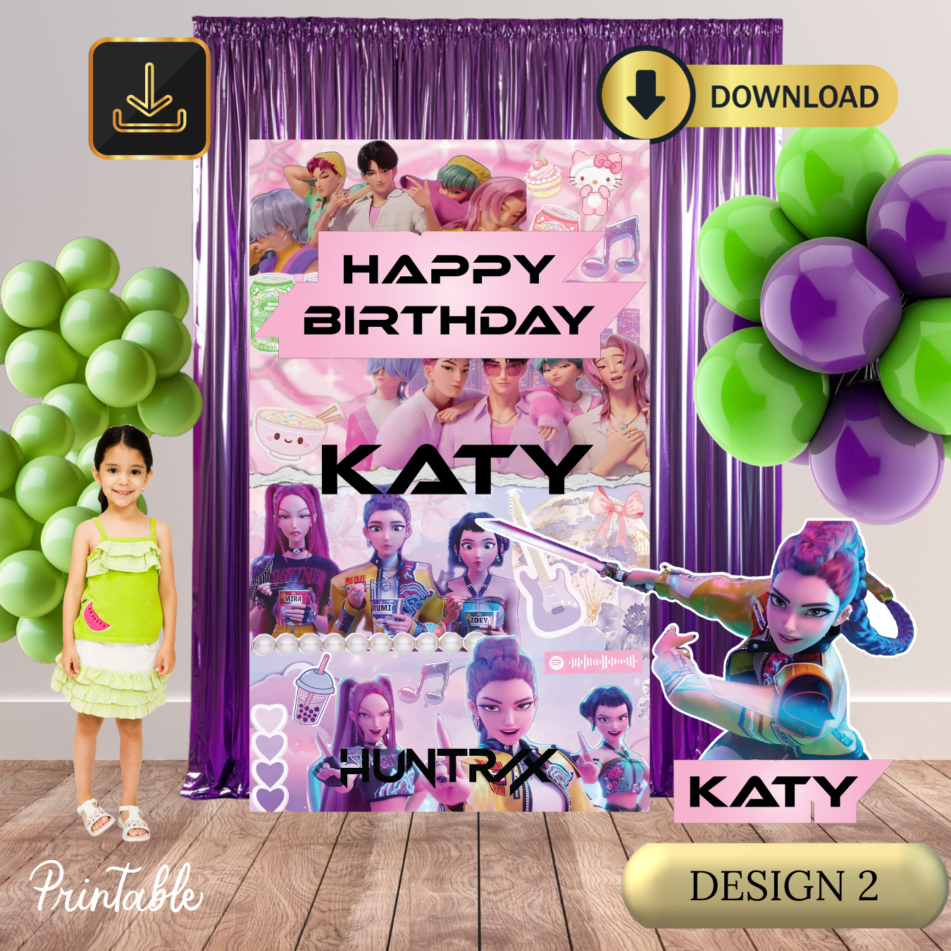 k pop demon hunters set