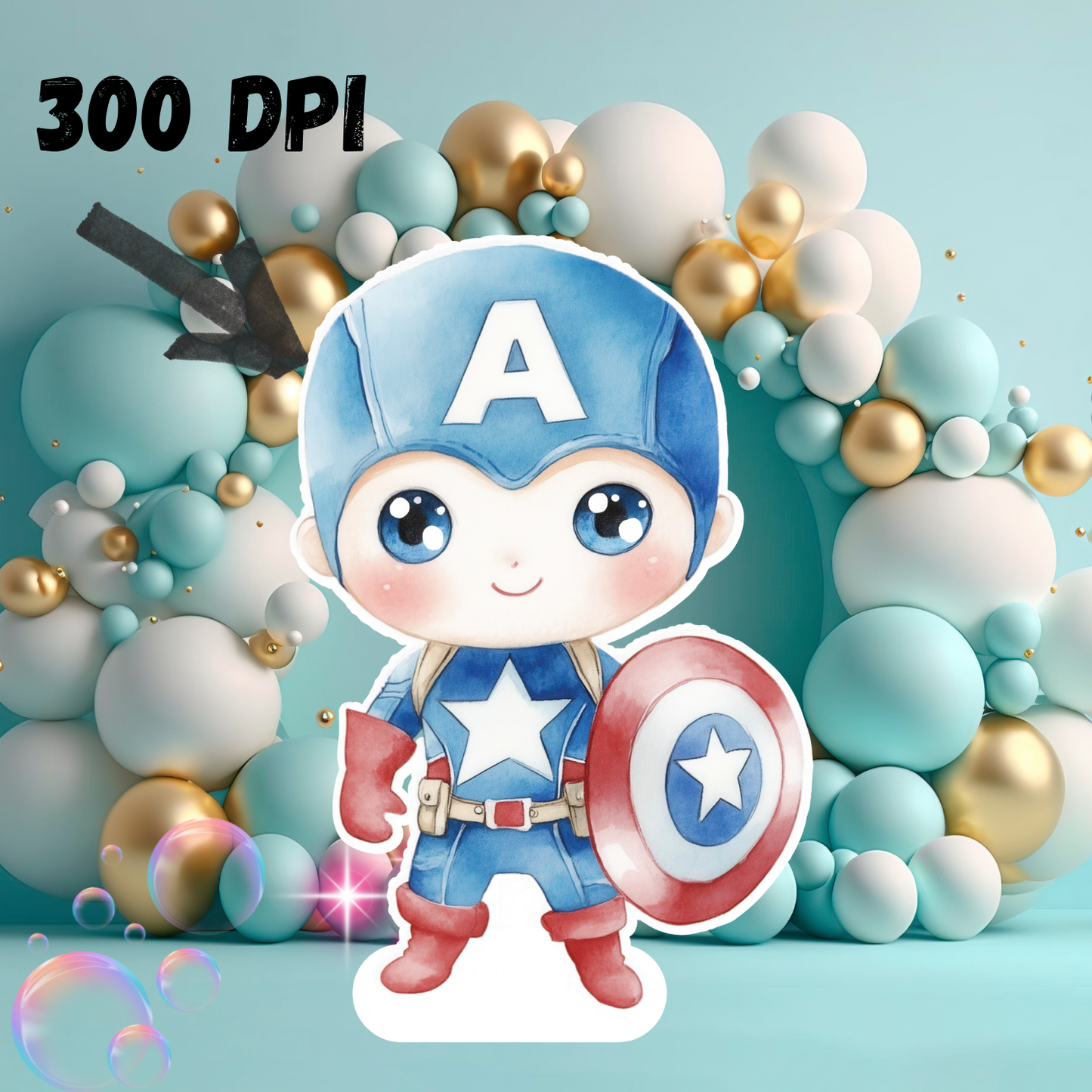 cute Superhero Captain Decor Cutout (Digital File), Cartoons cut outs, and party signs. Life Size Cutouts, Iron man, Spider, Venom, batman