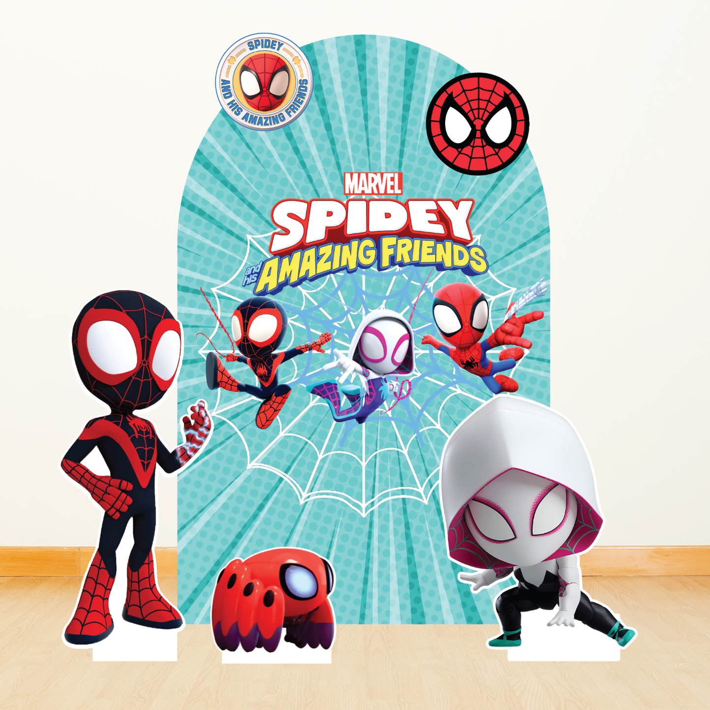 Spider Boy + Friends Birthday Bundle,digital DIY Party Pack, At Home Birthday Display