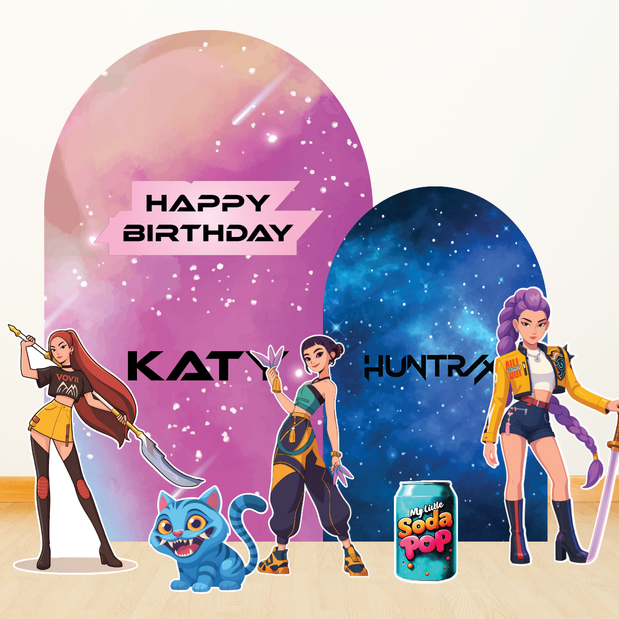 k pop demon hunters digital cutouts