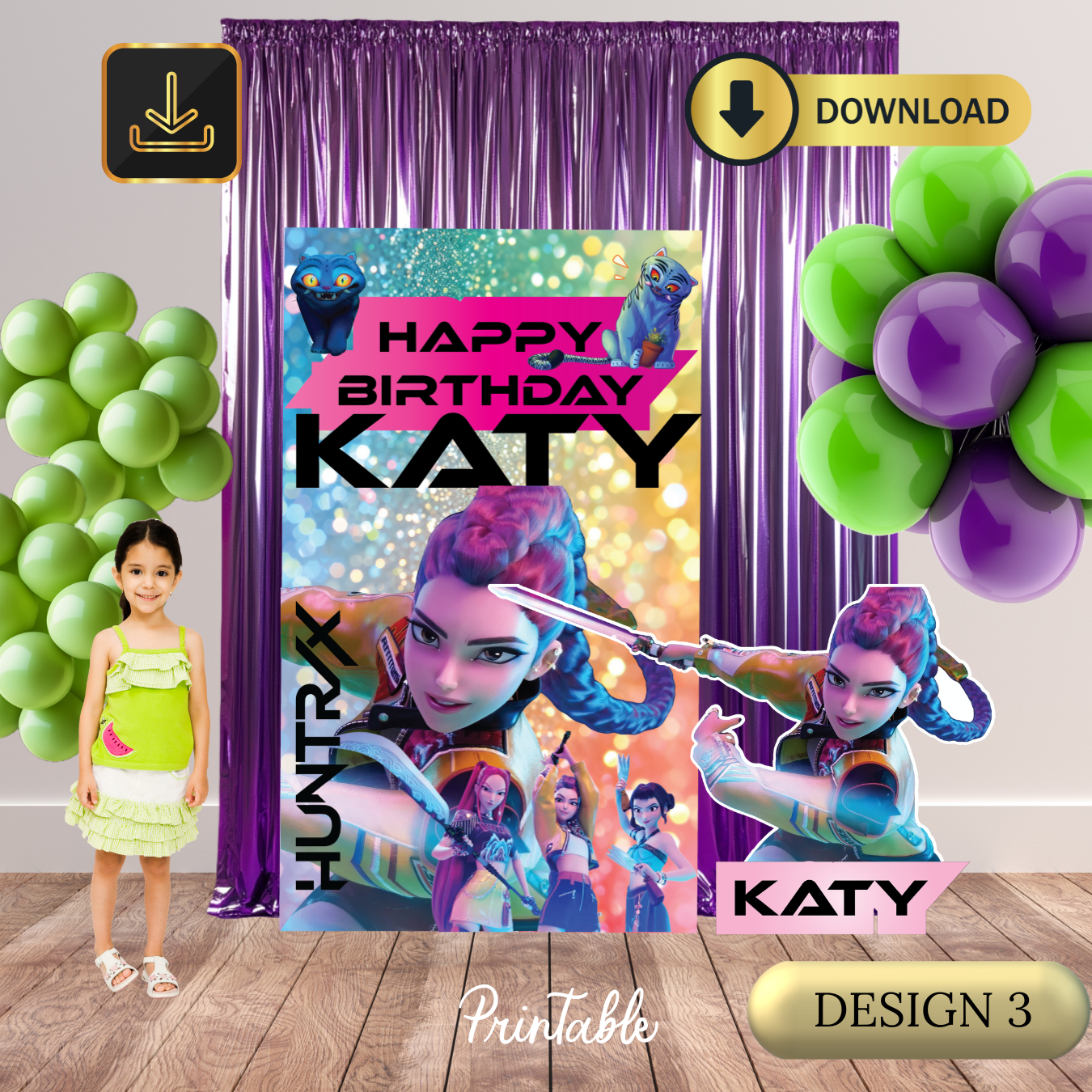 k pop demon hunters set