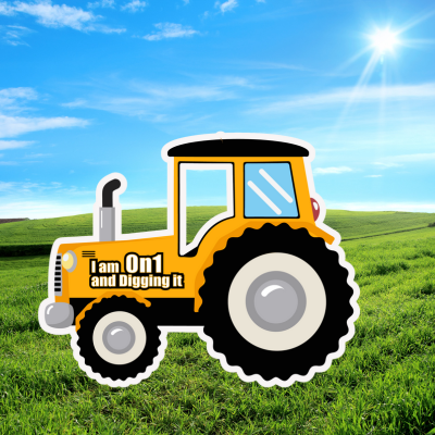 Construction cutout - Construction Theme Birthday - Tractor birthday - Construction Party -Dump Truck Birthday - 1st bday download