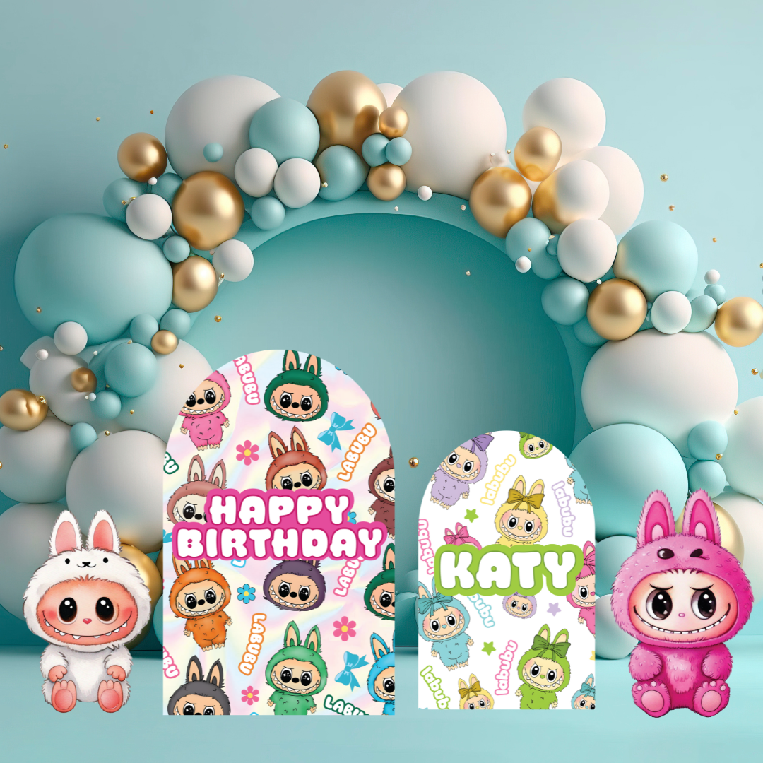 Labubu digital cutouts for parties and events