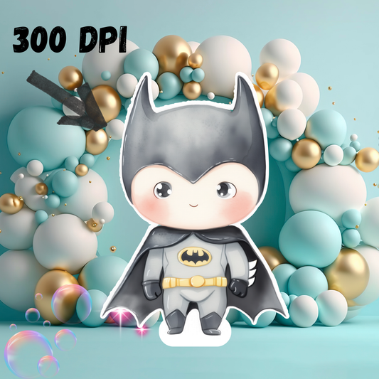 cute Superhero Captain Decor Cutout (Digital File), Cartoons cut outs, and party signs. Life Size Cutouts, Iron man, Spider, captain, batman