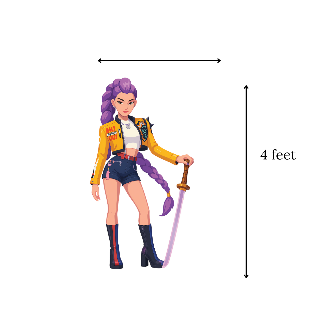 k pop demon hunters digital cutouts