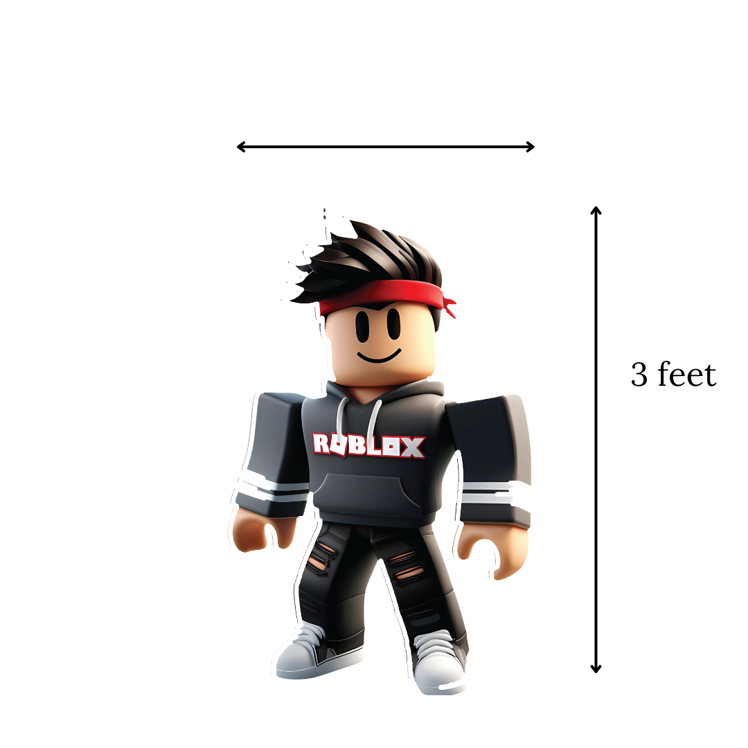 Roblox Birthday Party Decor – digital download for Roblox display, Roblox cutout