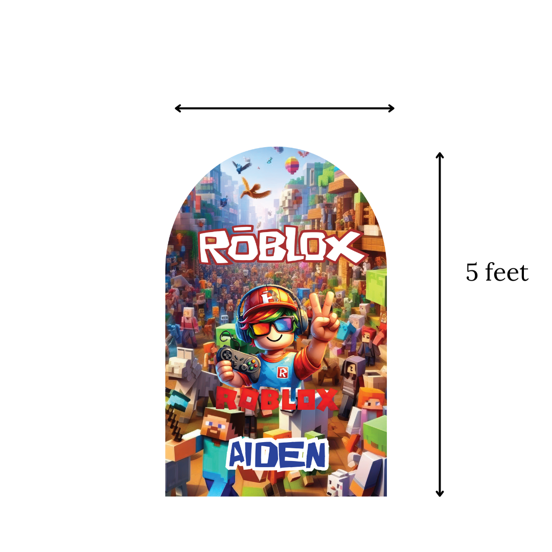 Roblox Birthday Party Decor – digital download for Roblox display, Roblox cutout