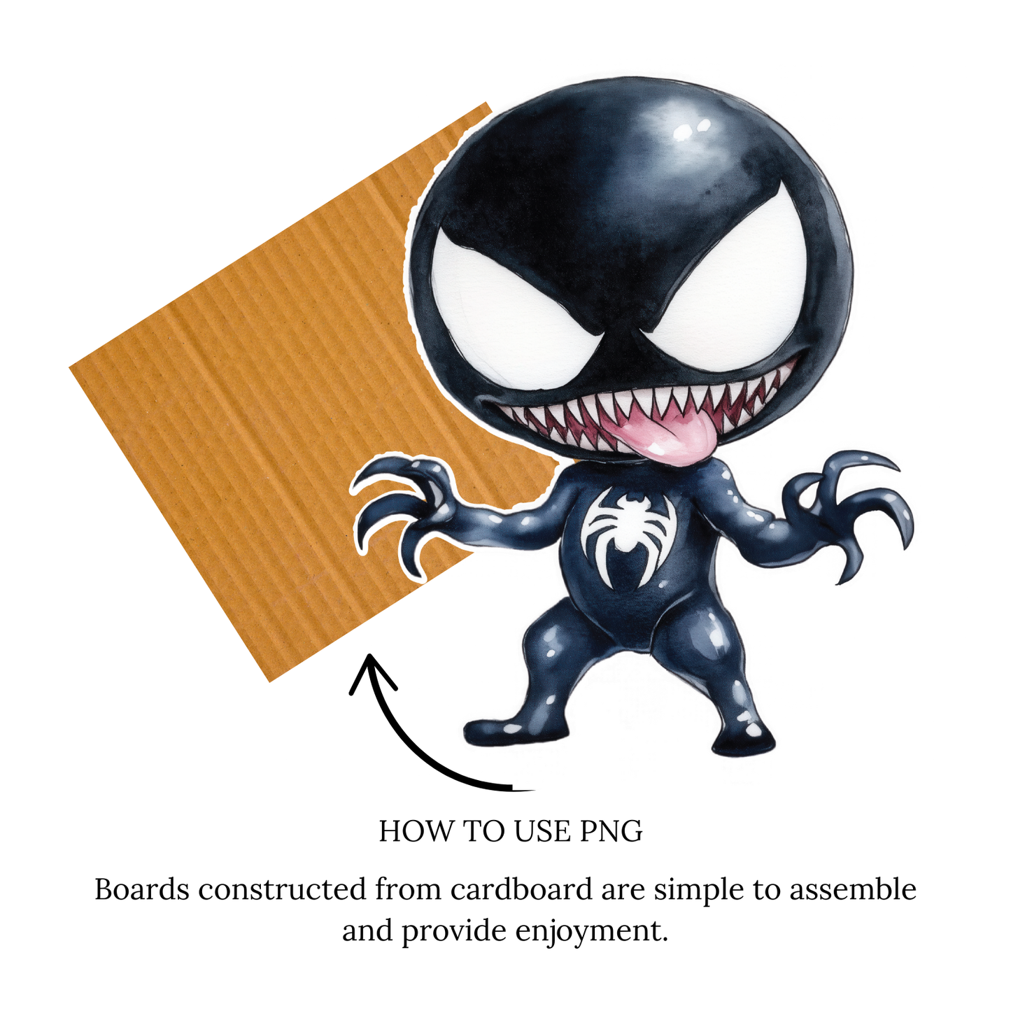 cute Superhero Captain Decor Cutout (Digital File), Cartoons cut outs, and party signs. Life Size Cutouts, Iron man, Spider, Venom, batman