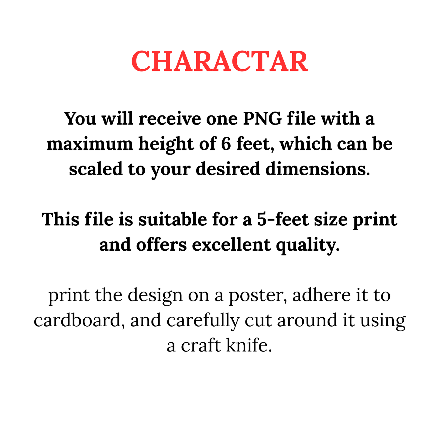 Labubu Birthday Party Decor: 4ft Character Cutout (Instant Download digital)