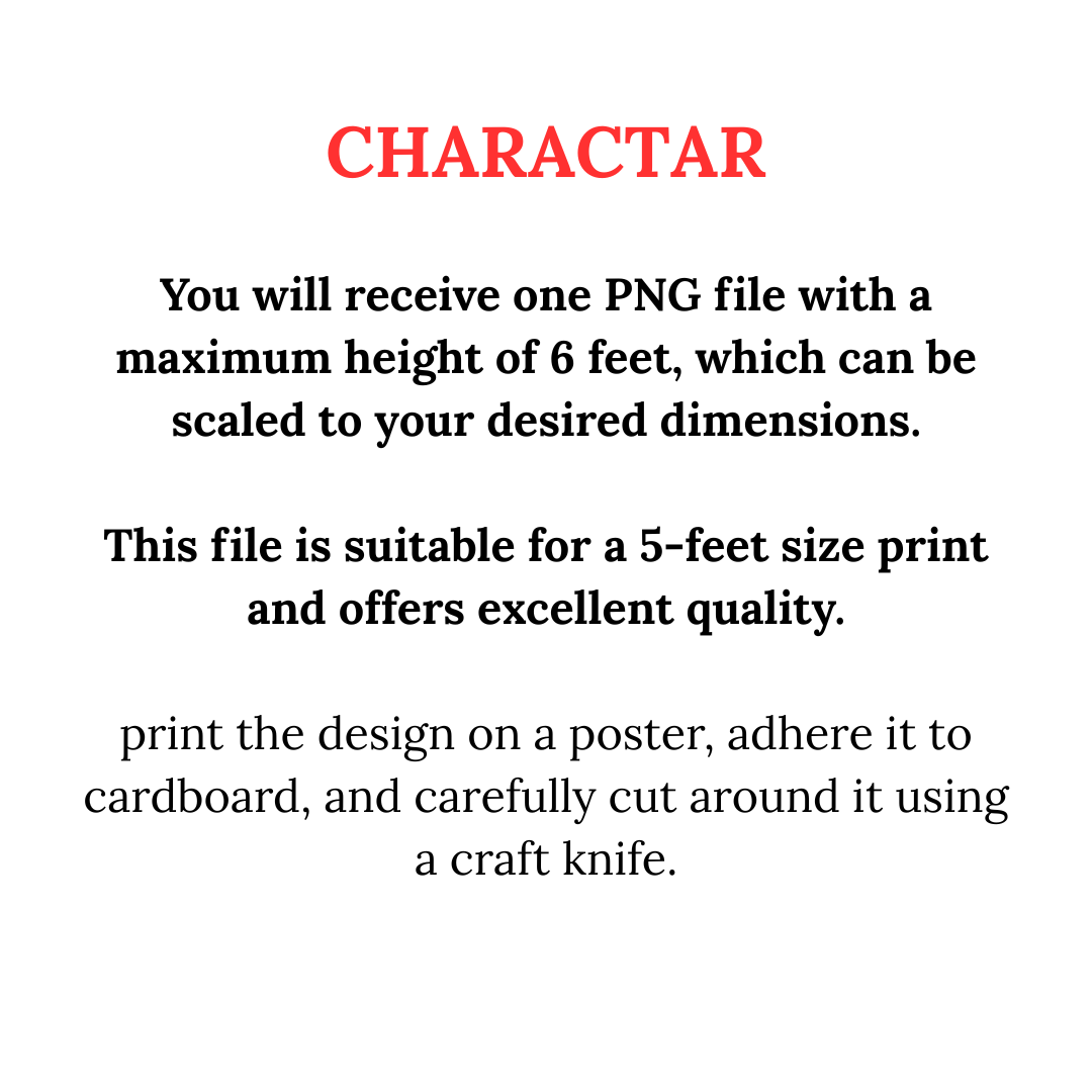 Labubu digital cutouts for parties and events